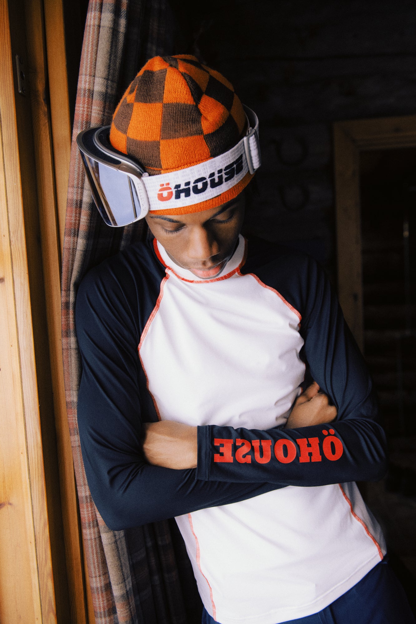 Skitrøje på herremodel