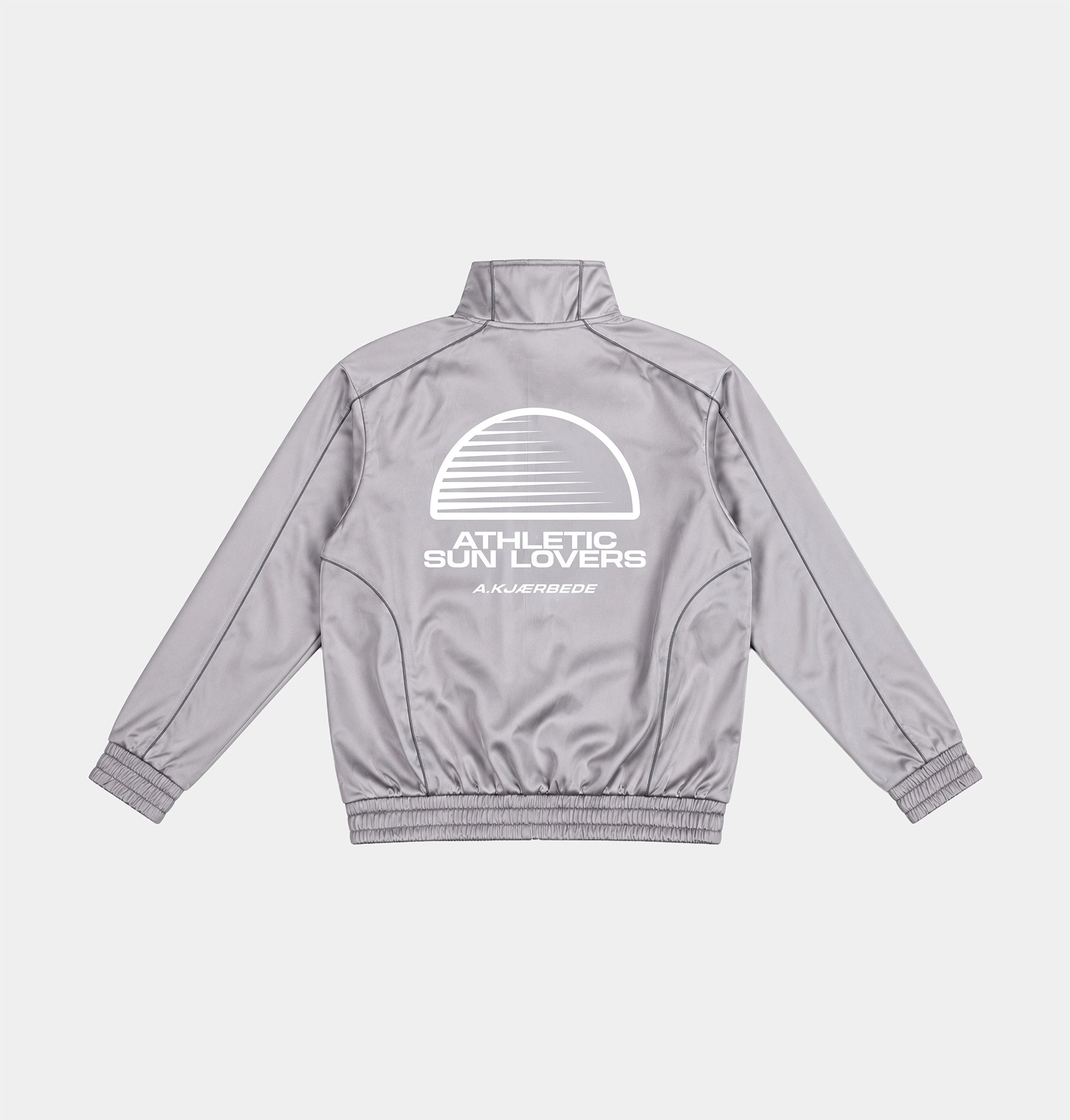 Athletic Sun Lovers Tracksuit Top - Grey